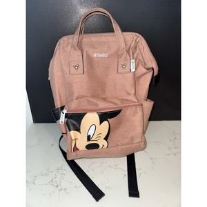 Anello Mickey Mouse backpack Pink Mauve Cooler Disneyland Travel Bag